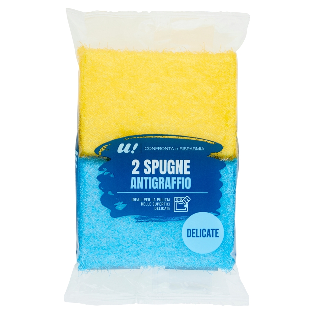 2 Spugne Antigraffio Delicate U! Confronta e Risparmia